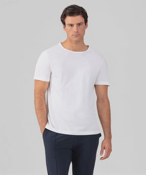 Crew Neck T-Shirt Eyelet Edition: White