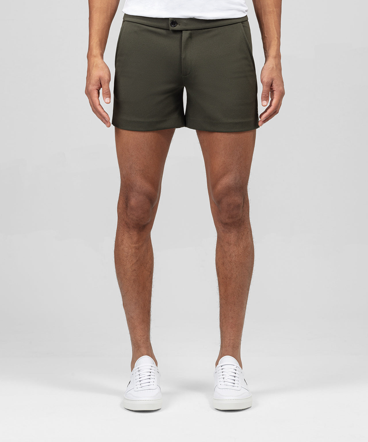 RD Tennis Shorts: Khaki