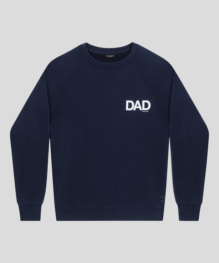 Organic Cotton Sweatshirt "DAD": Navy