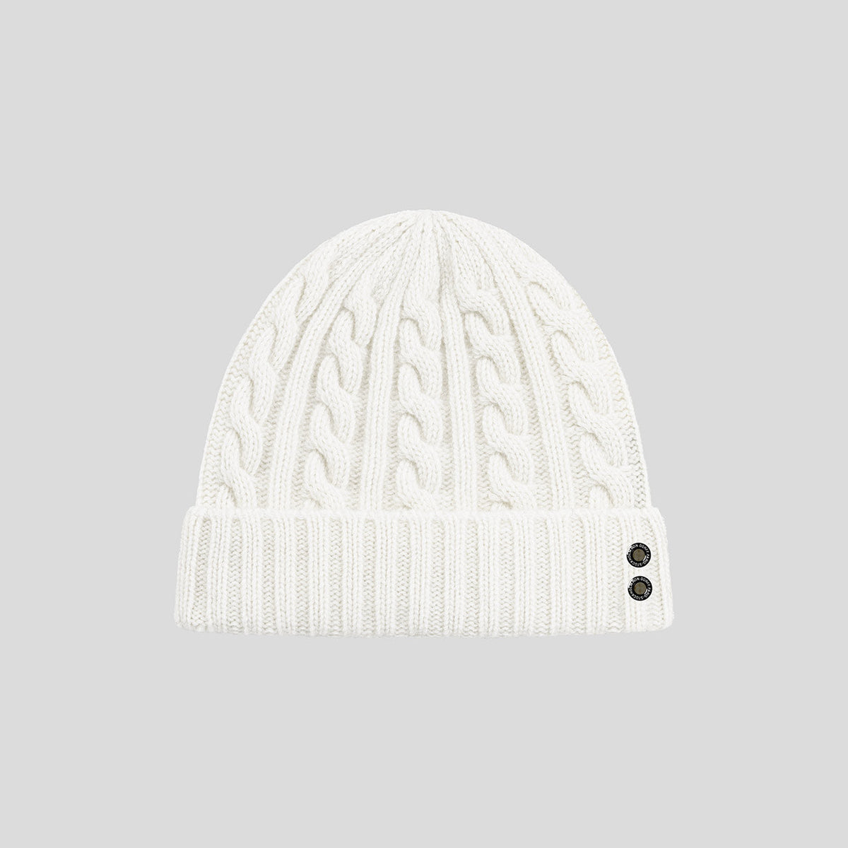 Wool Cashmere Telemark Beanie: Off White | Ron Dorff