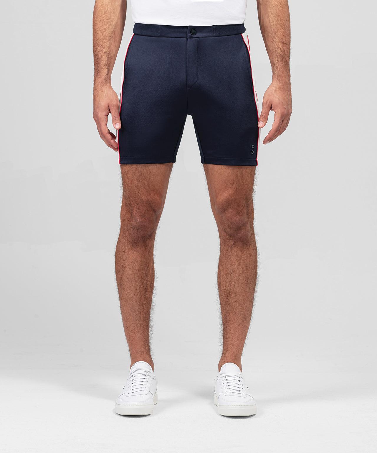 Track Shorts Side Lines: Navy