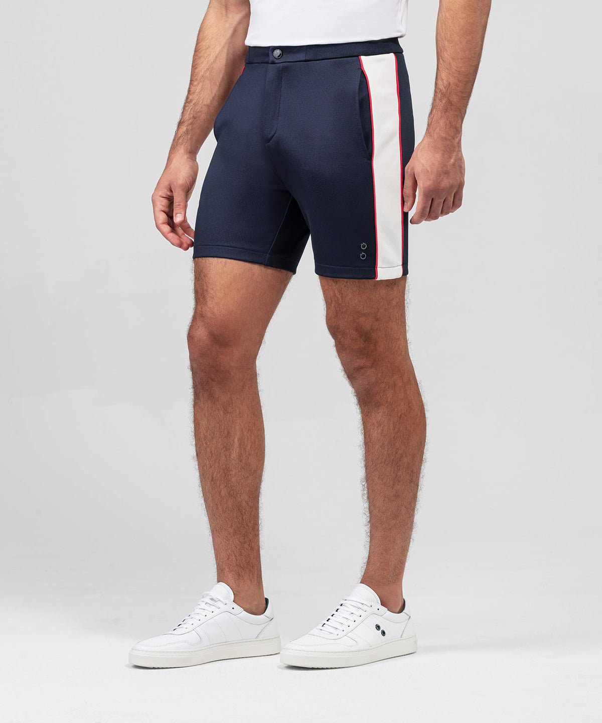 Track Shorts Side Lines: Navy