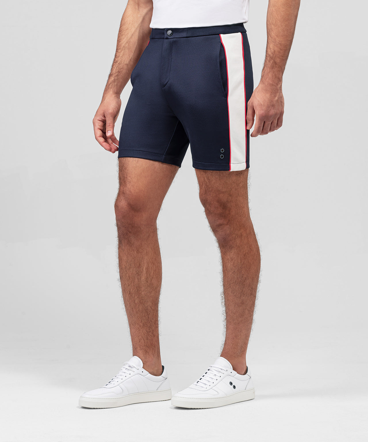 Track Shorts Side Lines: Navy