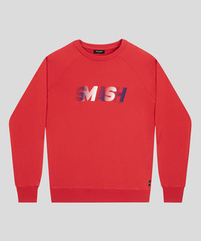 Organic Cotton Sweatshirt SMASH: Sporting Red