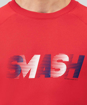 Organic Cotton Sweatshirt SMASH: Sporting Red