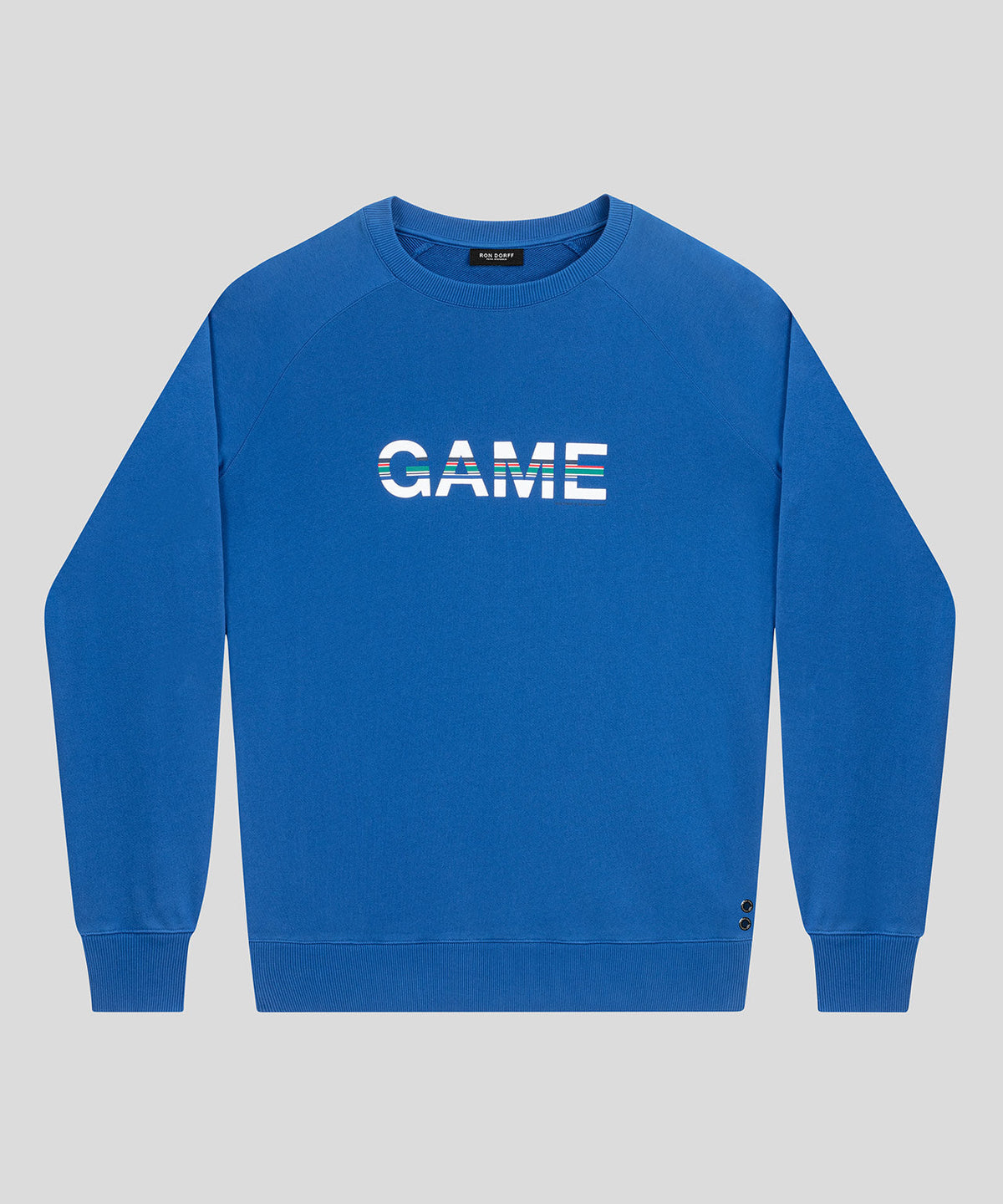 Organic Cotton Sweatshirt GAME: Klein Blue