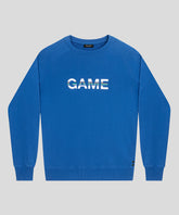 Organic Cotton Sweatshirt GAME: Klein Blue