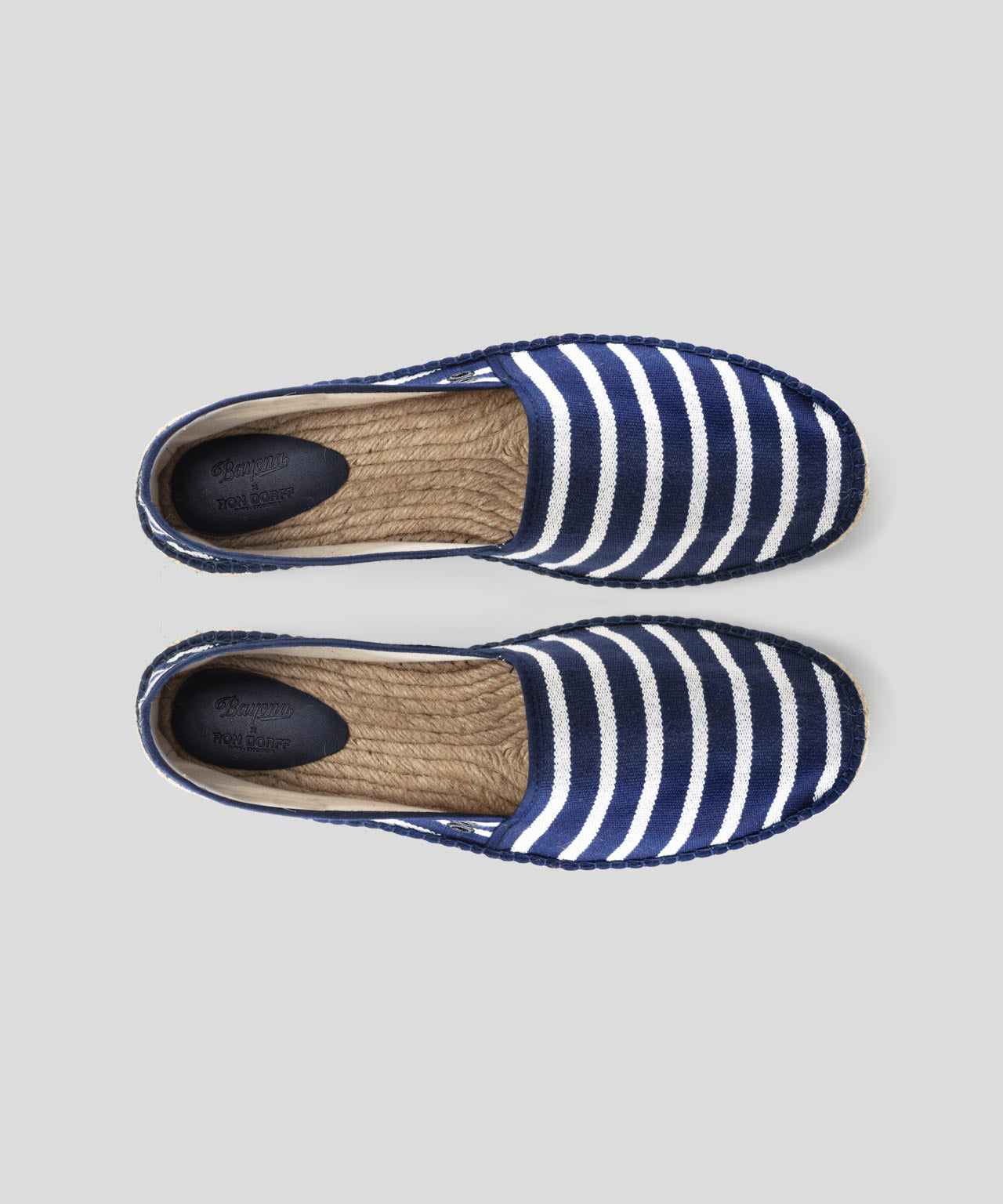 RON DORFF x BAYONA Espadrilles: Navy/White