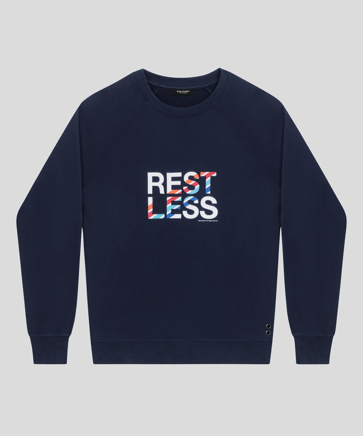 Organic Cotton Sweatshirt REST LESS: Navy