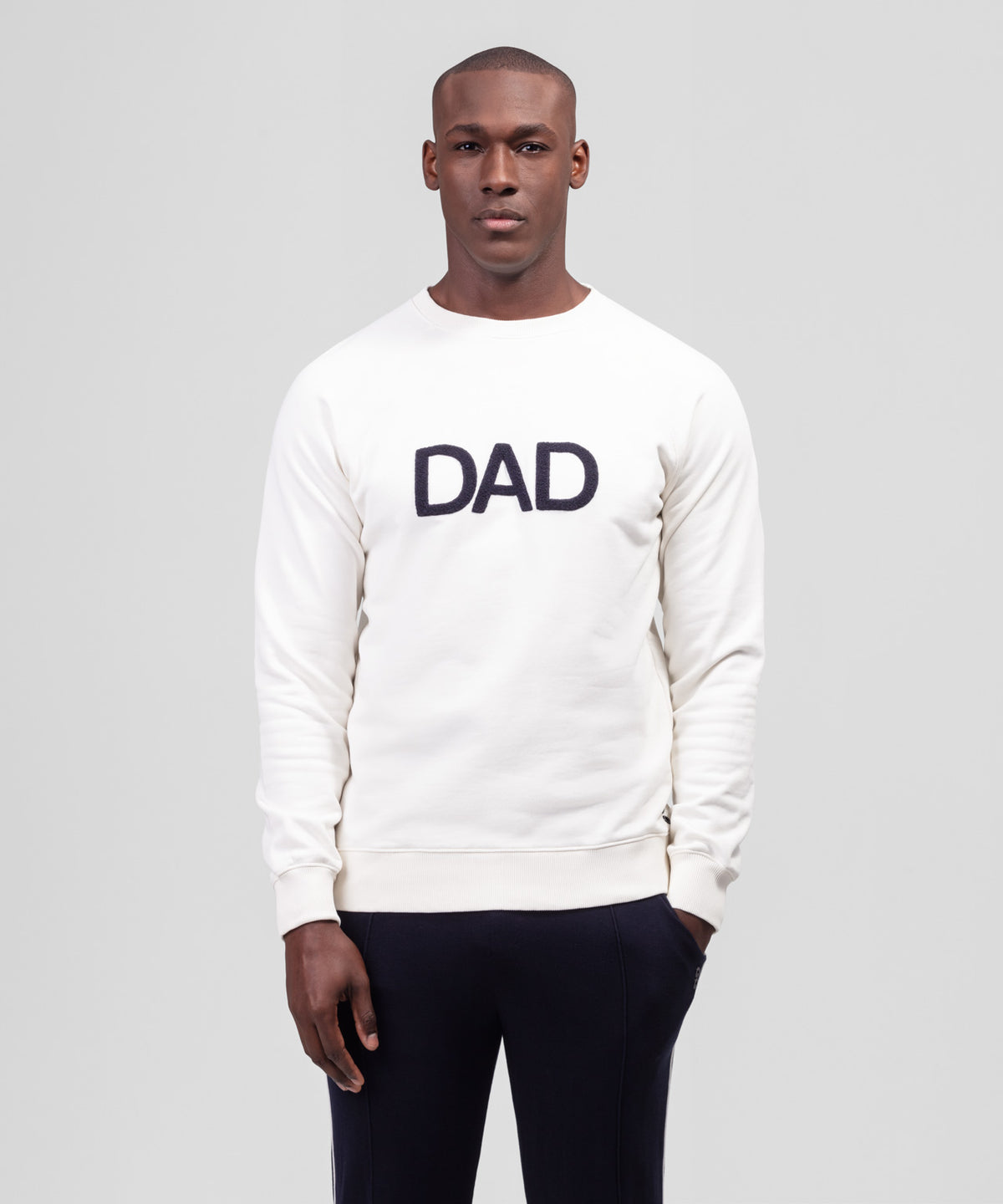 Organic Cotton Sweatshirt DAD: Off White