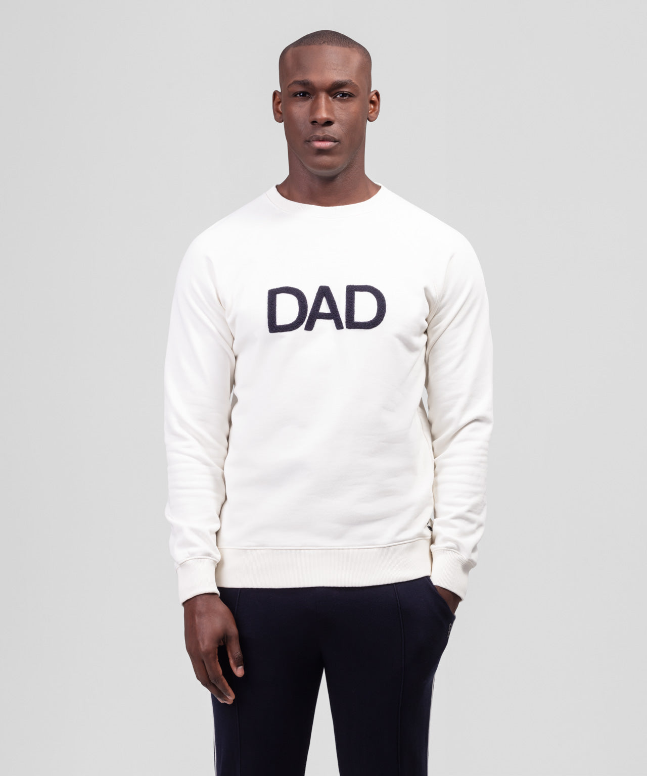 Organic Cotton Sweatshirt DAD: Off White