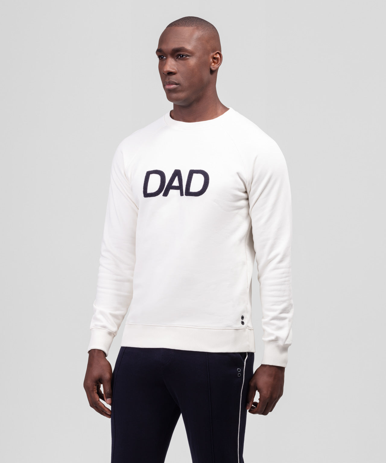 Organic Cotton Sweatshirt DAD: Off White