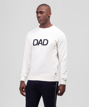 Organic Cotton Sweatshirt DAD: Off White
