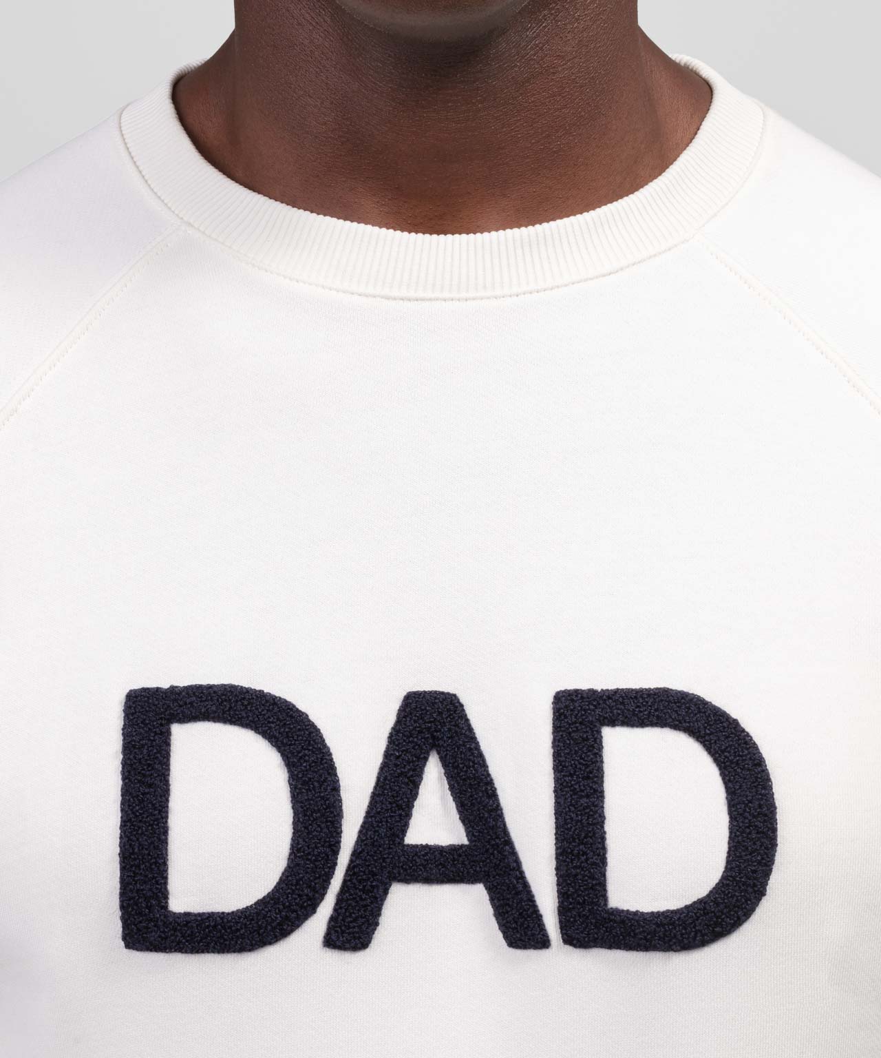 Organic Cotton Sweatshirt DAD: Off White