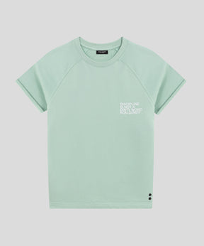 Organic Cotton Sleeveless Sweatshirt DISCIPLINE: Pistachio Green