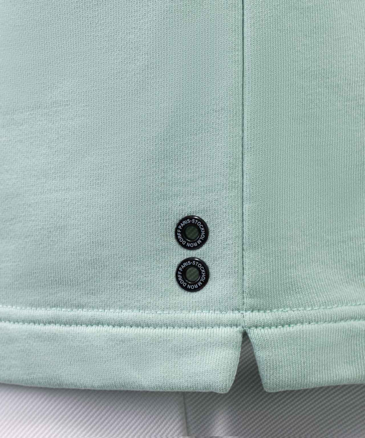 Organic Cotton Sleeveless Sweatshirt DISCIPLINE: Pistachio Green