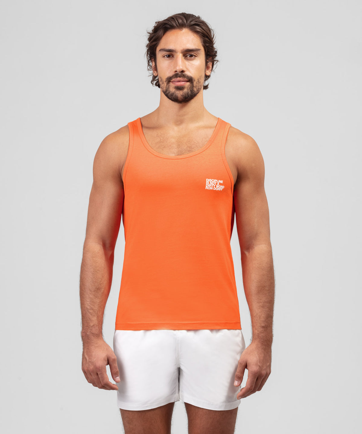 Organic Cotton Tank Top DISCIPLINE: Spritz Orange