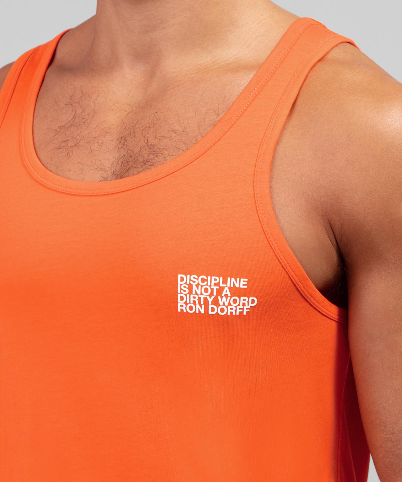 Organic Cotton Tank Top DISCIPLINE: Spritz Orange