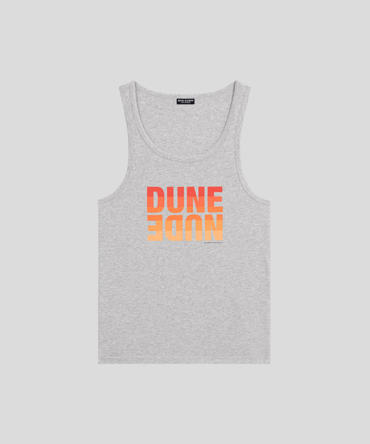 Organic Cotton Tank Top DUNE NUDE: Heather Grey