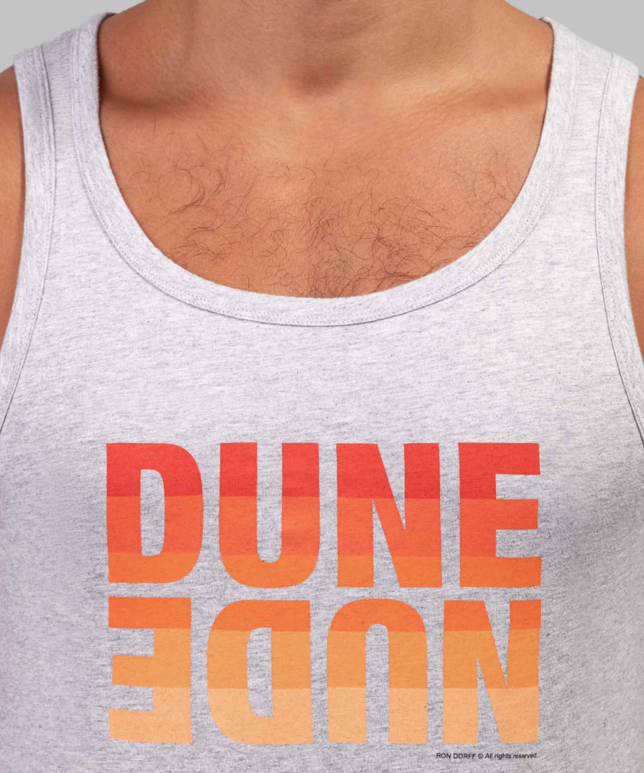 Organic Cotton Tank Top DUNE NUDE: Heather Grey