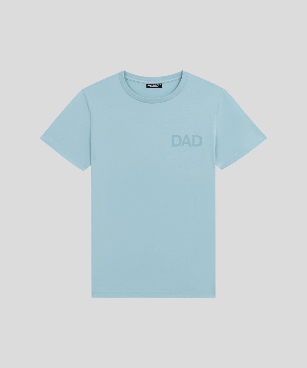 Organic Cotton T-Shirt "DAD": Morning Blue