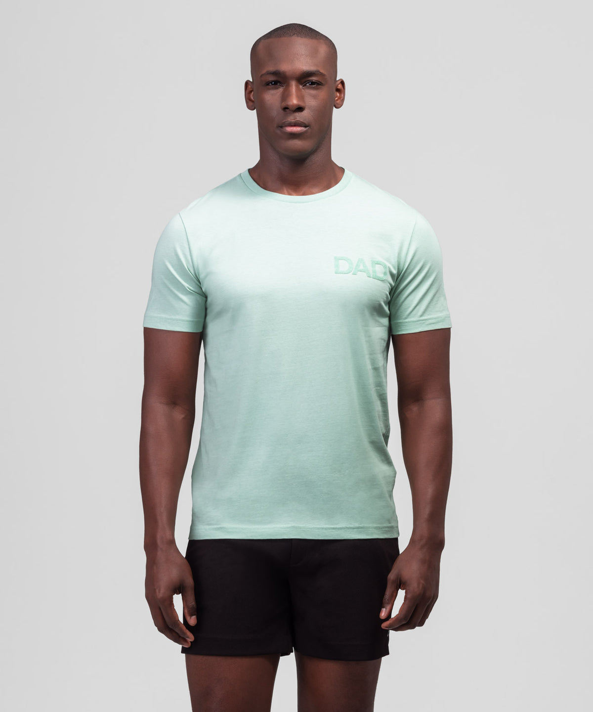 Organic Cotton T-Shirt "DAD": Pistachio Green