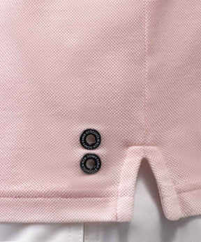 Cotton Piqué RD Polo: Pastel Pink