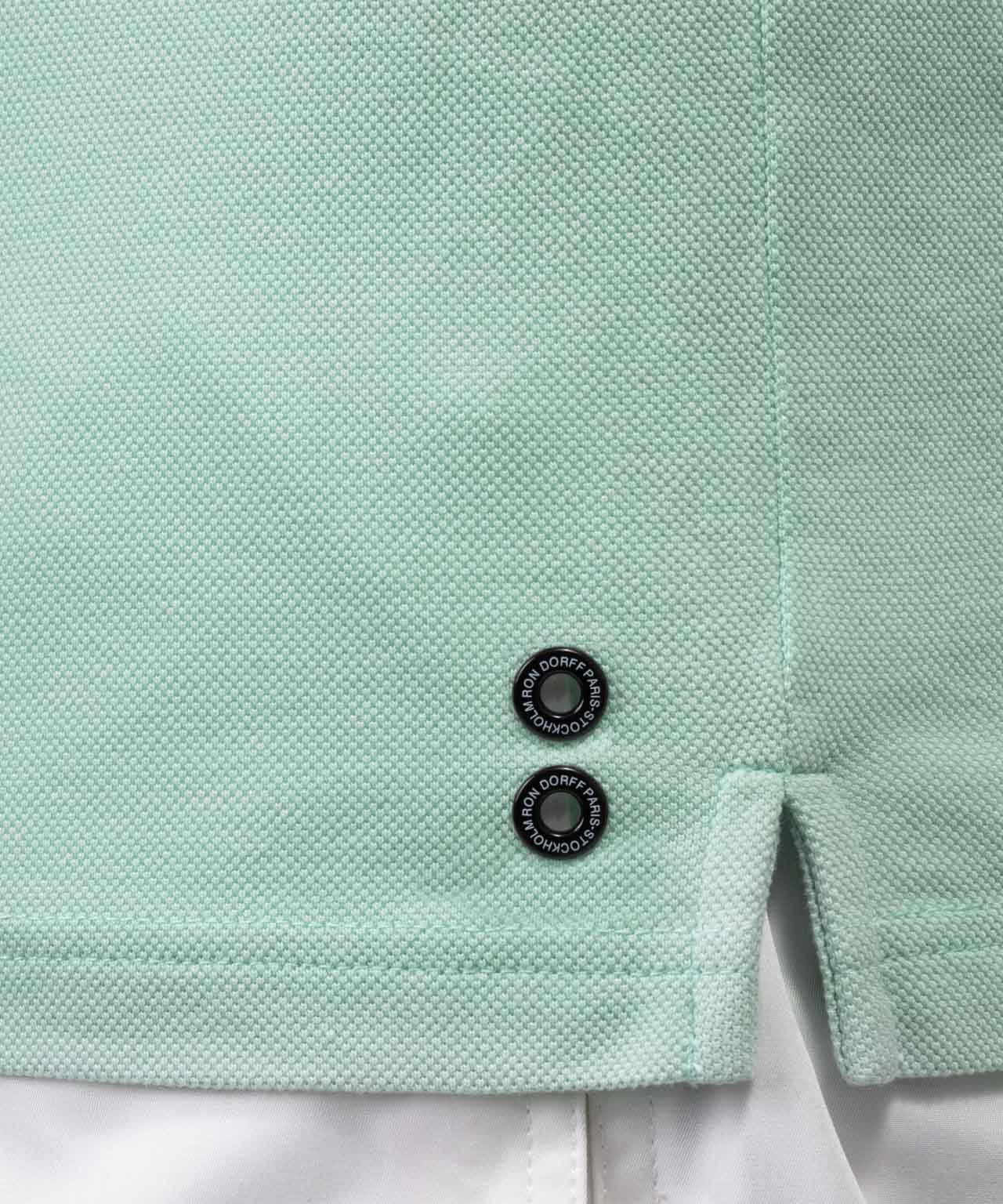 Cotton Piqué RD Polo: Pistachio Green