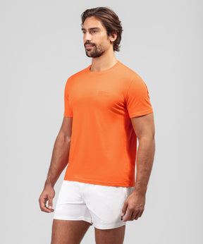 Organic Cotton T-Shirt "DISCIPLINE": Spritz Orange