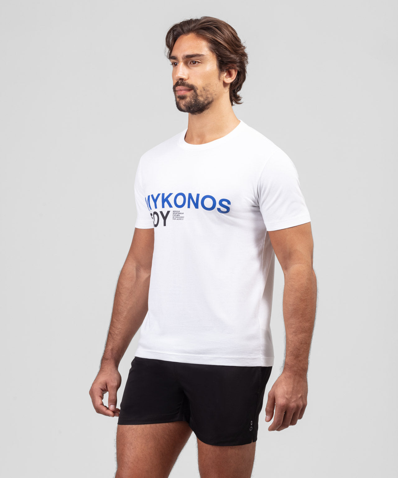 Organic Cotton T-Shirt MYKONOS BOY: White