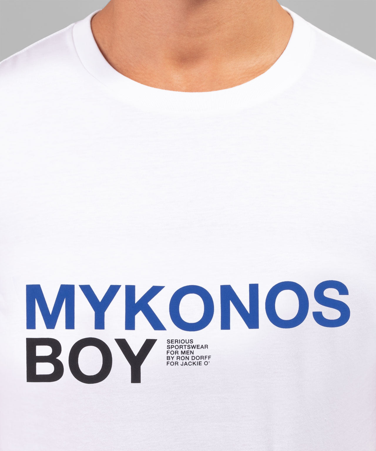 Organic Cotton T-Shirt MYKONOS BOY: White
