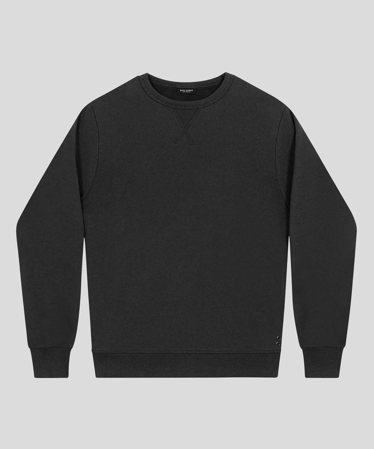 Organic Cotton Eyelet Edition Sweatshirt: Black