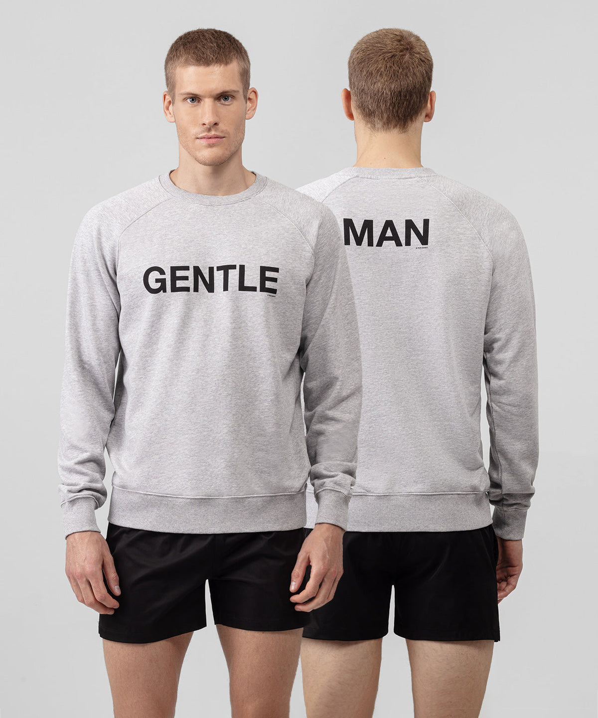 Sweatshirt GENTLE MAN: Grey Melange