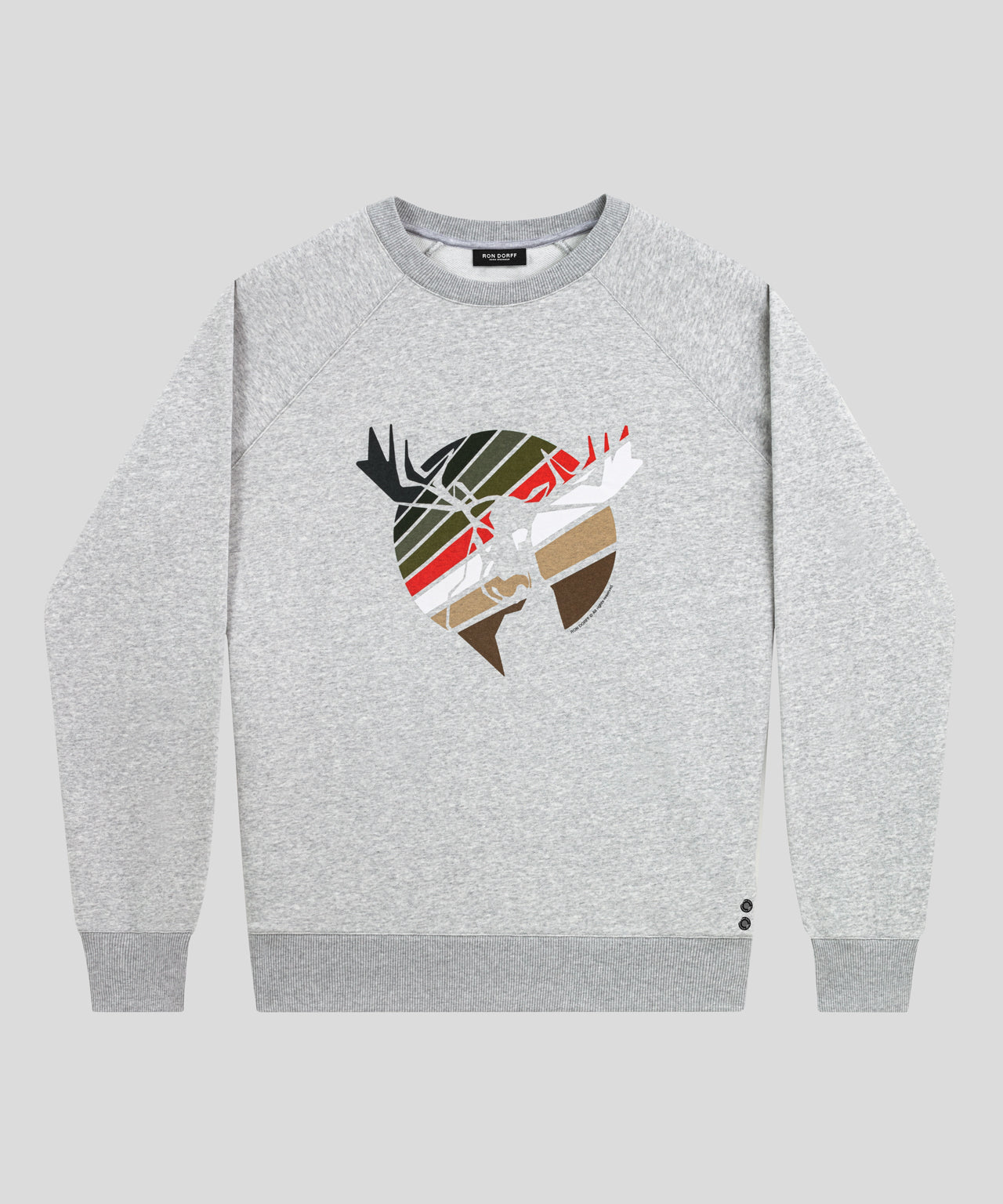 Sweatshirt Moose: Grey Melange