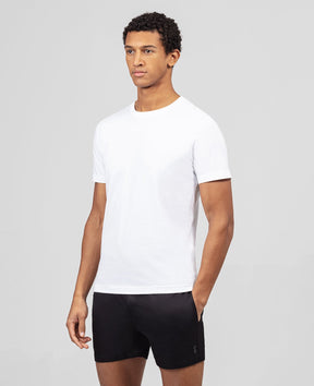 Organic Cotton T-Shirt JOG Back Print: White