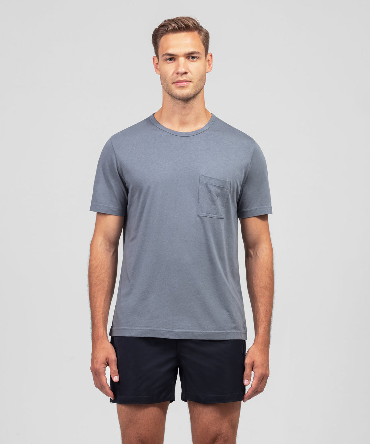 Cotton Modal Relaxed Fit T-Shirt: Stormy Weather