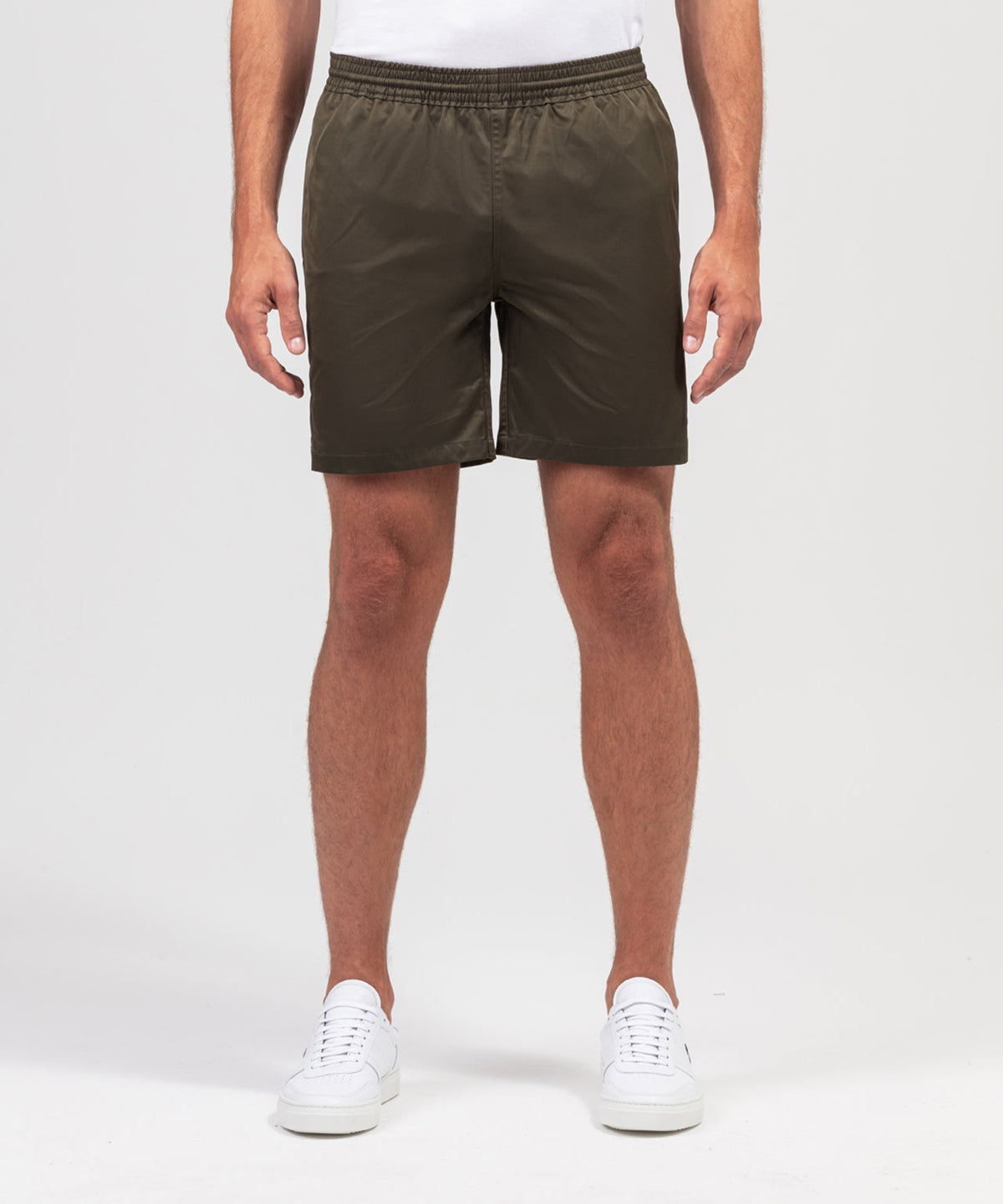Extended Exerciser Shorts: Khaki