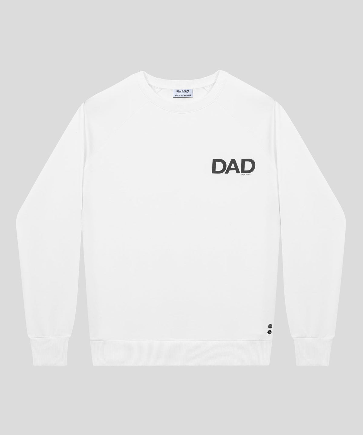 Organic Cotton Sweatshirt "DAD": Off White