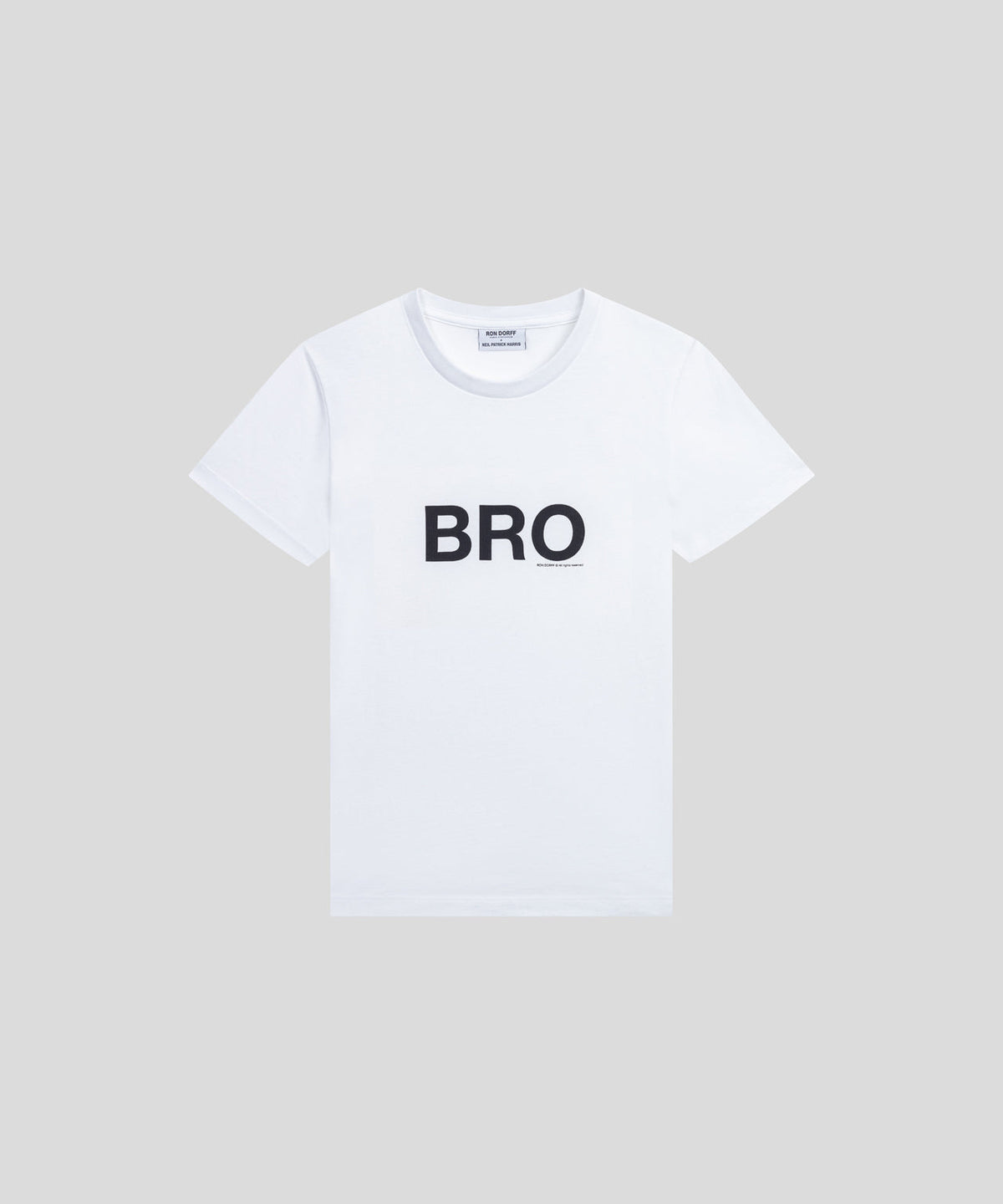 Organic Cotton T-Shirt BRO : White