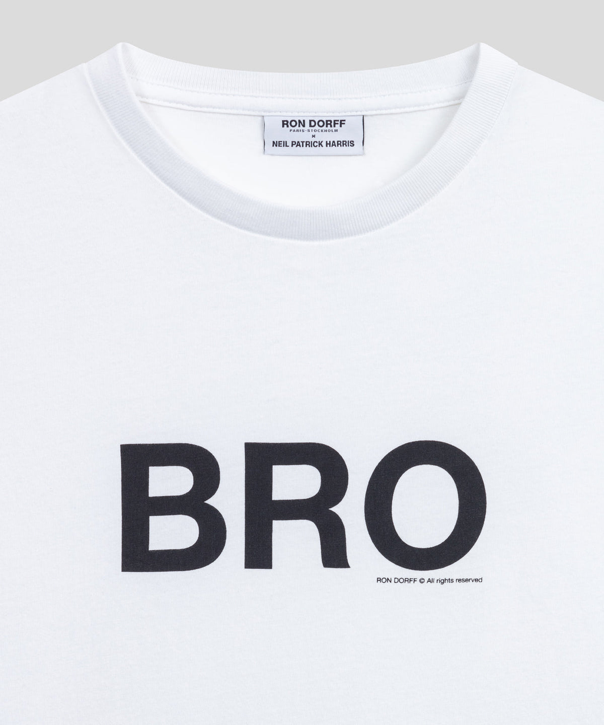 Organic Cotton T-Shirt BRO : White