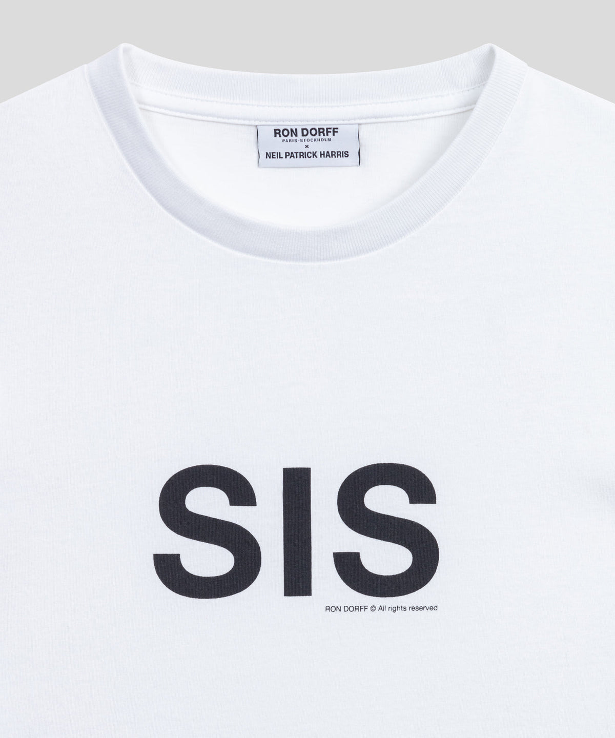 Organic Cotton T-Shirt SIS : White
