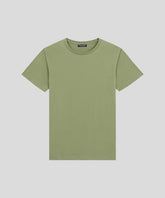 Organic Cotton T-Shirt DISCIPLINE Small Print: Moss Green