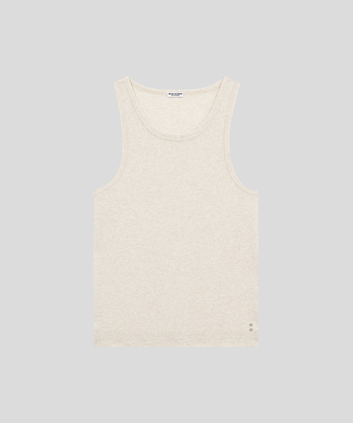 Organic Cotton Tank Top: Natural Heather