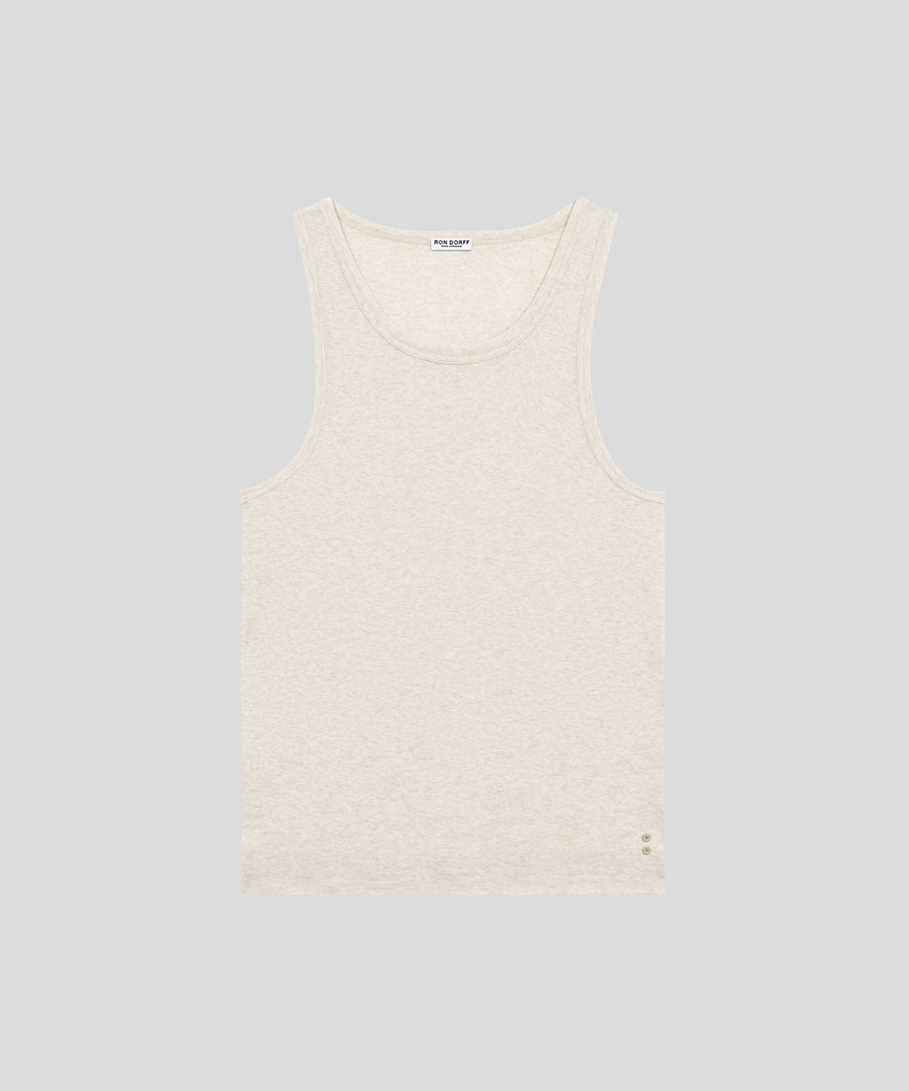 Organic Cotton Tank Top: Natural Heather