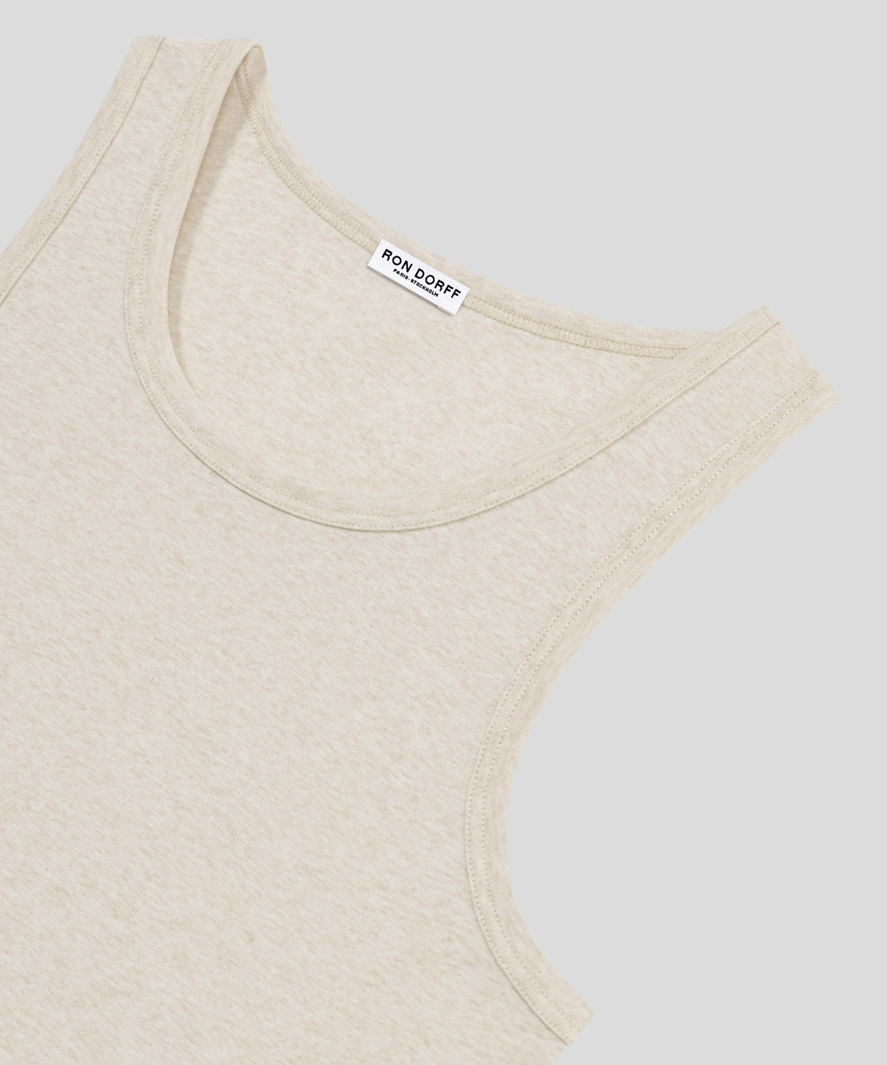 Organic Cotton Tank Top: Natural Heather