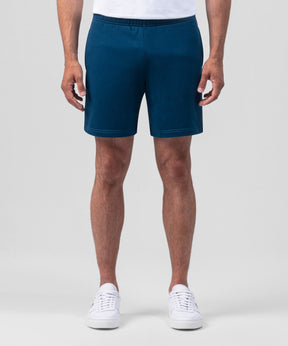 Organic Cotton Jogging Shorts: Blue Lake