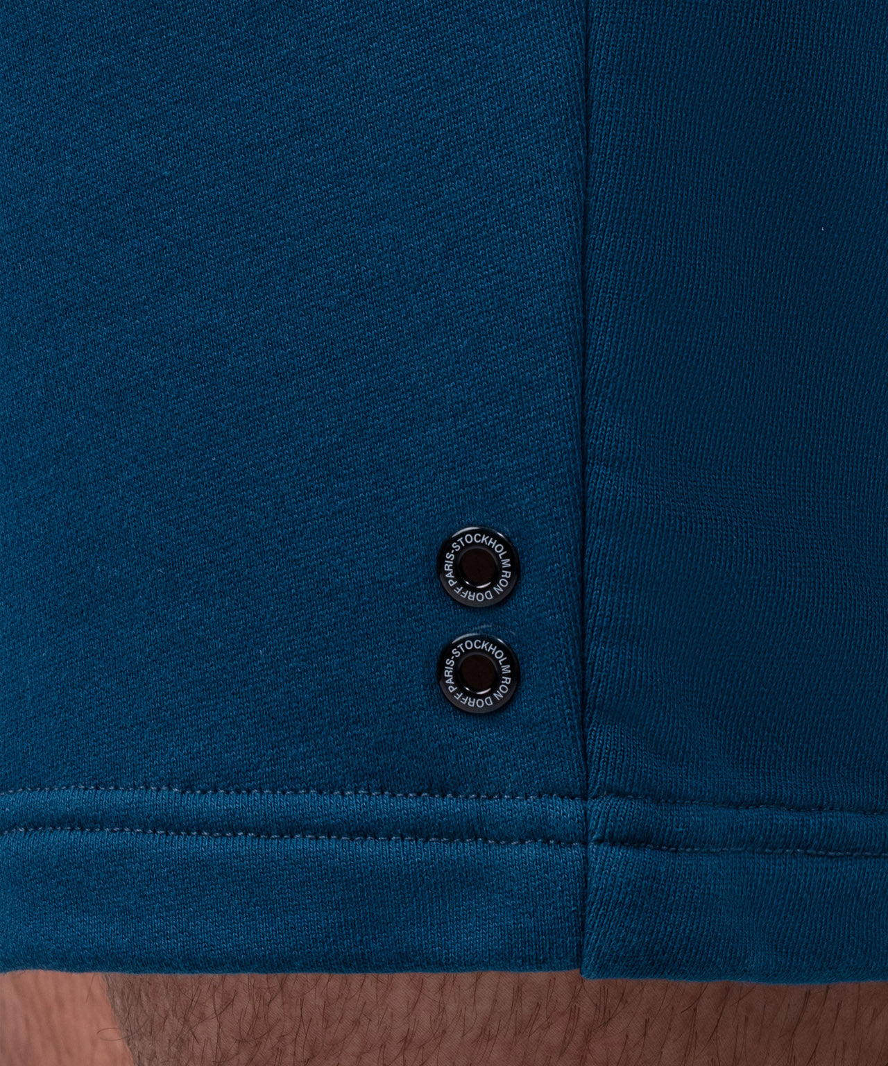 Organic Cotton Jogging Shorts: Blue Lake