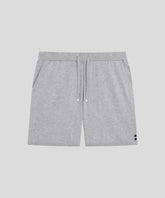Cotton Cashmere Shorts: Grey Melange
