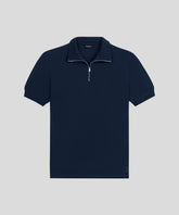 Cotton Piqué RD Polo: Navy