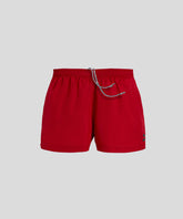 Swim Shorts: Red